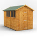 Power Garden Shed 106PA Golden Brown 10x6