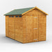 Power Garden Shed 106PASS Golden Brown 10x6