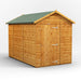 Power Garden Shed 106PAW Golden Brown 10x6