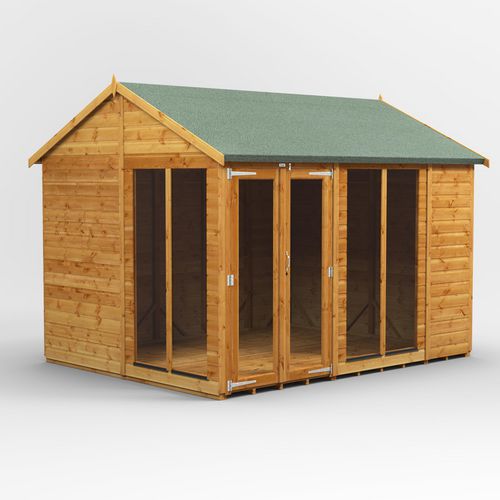 Power Garden Shed 108PASH Golden Brown 10x8