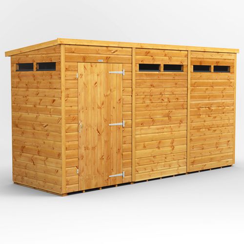 Power Garden Shed 124PPSS Golden Brown 12x4