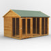 Power Garden Shed 128PASH Golden Brown 12x8