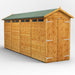 Power Garden Shed 164PASSDD Golden Brown 16x4