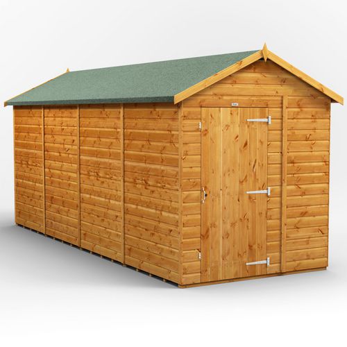 Power Garden Shed 166PAW Golden Brown 16x6