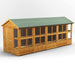 Power Garden Shed 186PAPS Golden Brown 18x6