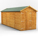 Power Garden Shed 186PAWDD Golden Brown 18x6