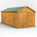 Power Garden Shed 188PAW Golden Brown 18x8