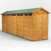 Power Garden Shed 204PASSDD Golden Brown 20x4