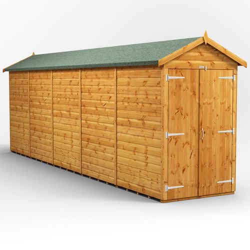 Power Garden Shed 204PAWDD Golden Brown 20x4