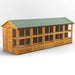 Power Garden Shed 206PAPSDD Golden Brown 20x6