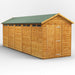 Power Garden Shed 206PASS Golden Brown 20x6