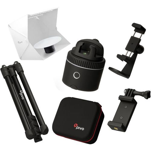 Pivo Pod Silver Bundle including Travel Case, Remote Control, Tripod and Action Mount Studio 360