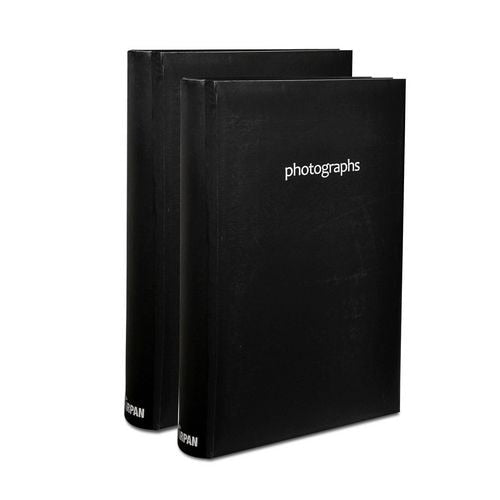 ARPAN Photo Album 300BK-X2 300 6X4'' Pictures Black Pack of 2