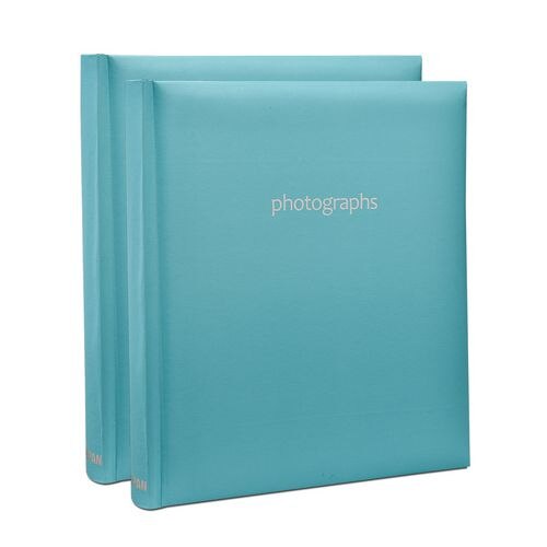 ARPAN Photo Album AL-9143-X2 120 5 x7 '' Pictures Blue Pack of 2