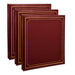 ARPAN Photo Album AL-9177-X3 24 Sheets Red Pack of 3