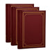 ARPAN Photo Album CL-SM40RD-PACK-3 20 Sheets Red Pack of 3