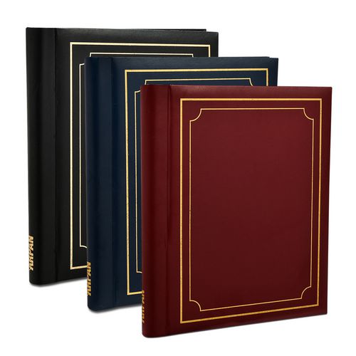 ARPAN Photo Album CL-SM72-BK-BE-RD 36 Sheets Black, Blue, Red Pack of 3