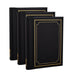 ARPAN Photo Album CL-SM72BK-PK3 36 Sheets Black Pack of 3