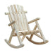 OutSunny Rocking Chair 84A-046 Fir Wood Burlywood