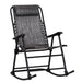 OutSunny Rocking Chair 84A-099GY Steel, Texteline Grey