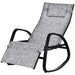 OutSunny Rocking Chair 84A-121V70GY Metal, Textilene Grey