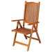 OutSunny 5-Position Chair 84B-312 Acacia Wood Red, Brown