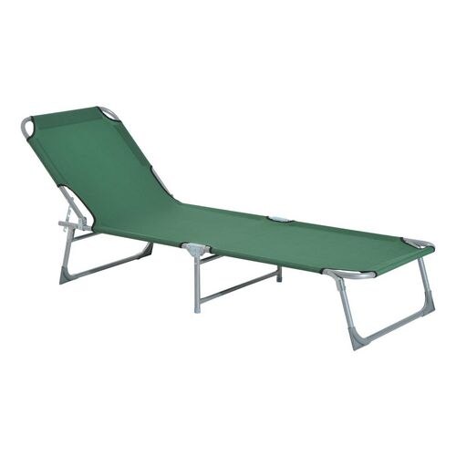 OutSunny Lounger A20-028GN Metal, Oxford Green