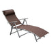 OutSunny Lounger 84B-184BN Steel, Textilene Brown