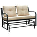 OutSunny Garden Bench 84A-145 Steel, Polyester Khaki