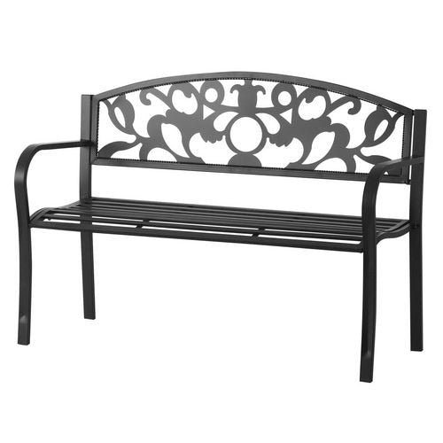 OutSunny Garden Bench 84B-283 Metal Black