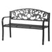 OutSunny Garden Bench 84B-283 Metal Black