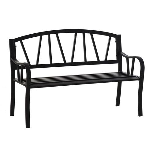 OutSunny Garden Bench 84B-478 Metal Black