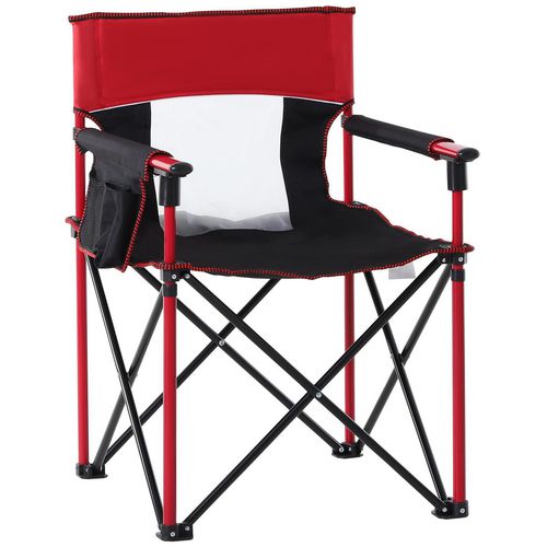 OutSunny Camping Chair 84B-391V70RD Oxford, Sponge, Metal Red