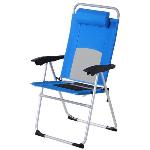 OutSunny Garden Chair 84B-399BU Oxford, Sponge, Metal Blue