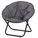 OutSunny Moon Chair 84B-299GY Metal, Oxford Grey