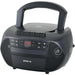 Groov-e Traditional Boombox CD and Cassette Player with Radio Black