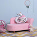 HOMCOM Kids Sofa Pink 490 x 80 mm