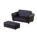 HOMCOM Kids Sofa Black 410 x 83 mm