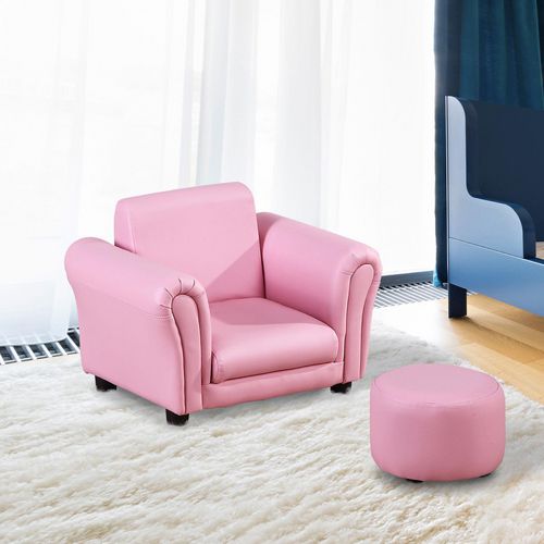 HOMCOM Kids Sofa Pink 410 x 54 mm