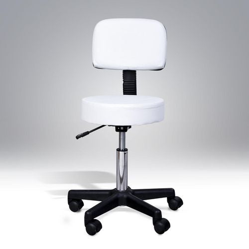 HOMCOM Massage Beauty Salon Spa Stool Swivel White