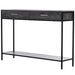 HOMCOM Industrial Table with Two Drawer Grey Tone Effect 1,200 x 81.5 x 815 mm