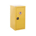 GPC Hazardous Substance Floor Cupboard Single Door with 1 Shelf Yellow 460 x 460 mm