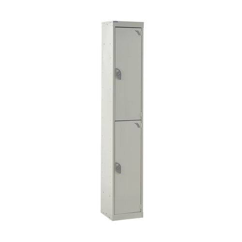 GPC Express Locker 2 Tier Grey Body Grey Doors 1800 x 300 x 300 mm