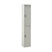 GPC Express Locker 2 Tier Grey Body Grey Doors 1800 x 300 x 450 mm