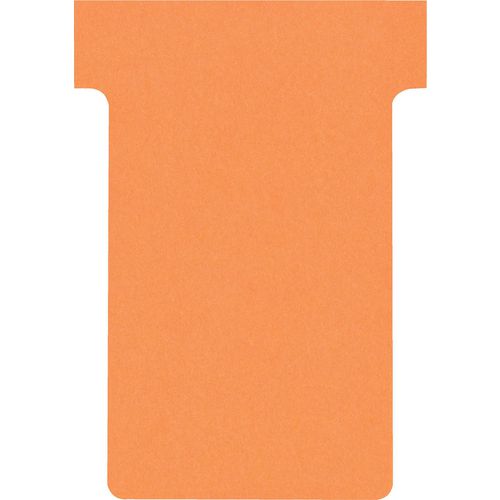 Nobo Size 2 T-Cards Orange Pack of 100