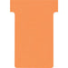 Nobo Size 2 T-Cards Orange Pack of 100