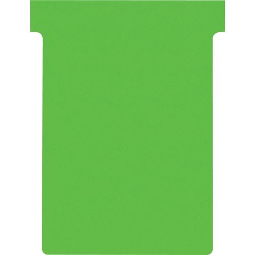 Nobo Size 3 T-Cards Green Pack of 100