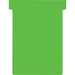 Nobo Size 3 T-Cards Green Pack of 100