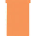 Nobo Size 4 T-Cards Orange Pack of 100