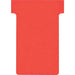 Nobo Size 2 T-Cards Red Pack of 100